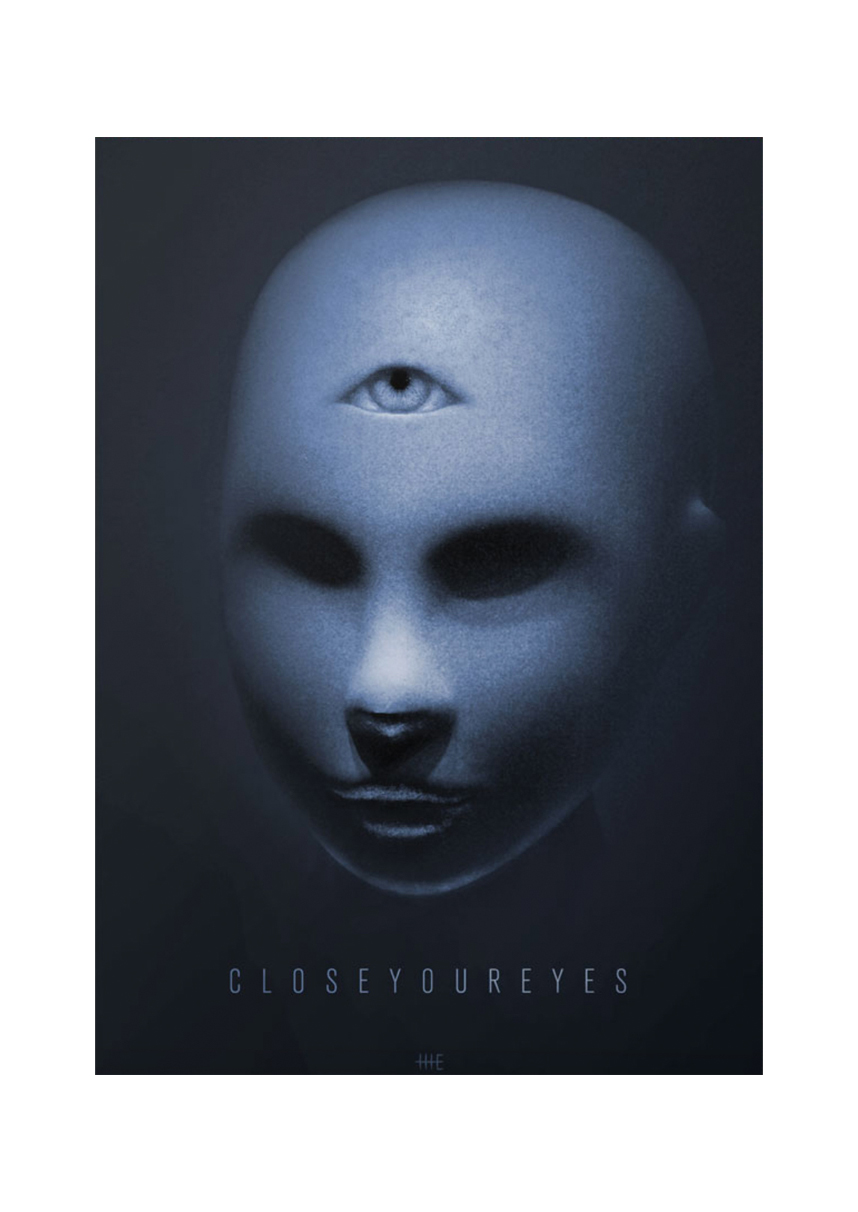 close your eyes poster – Aydın Özön