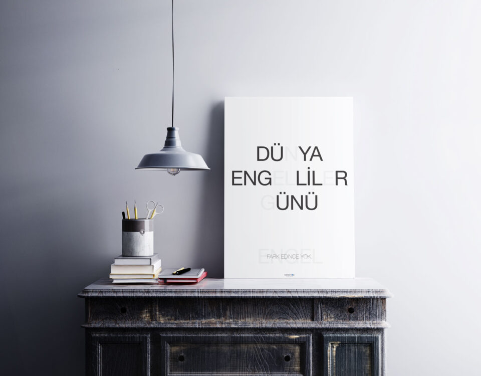 Dünya engelliler günü - World Disabled Day Poster design by Aydın Özön